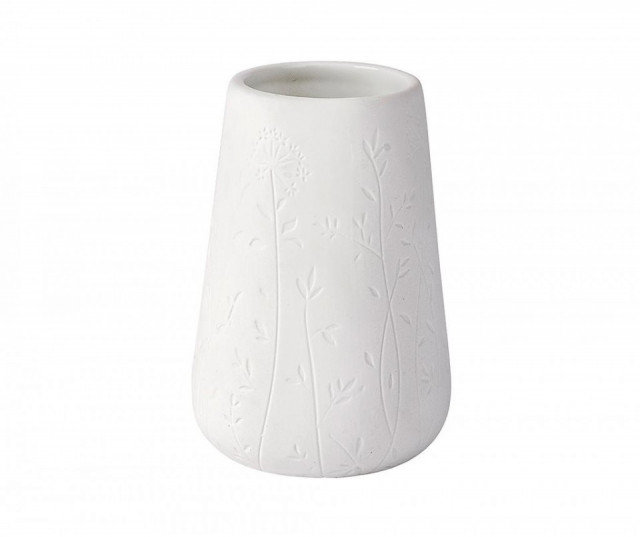 Suport pentru periuta de dinti alb din fibre sintetice 8x11 cm Flora Wenko