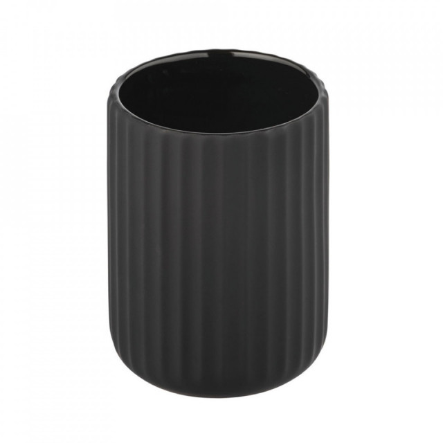 Suport pentru periuta de dinti negru din ceramica 8x11 cm Belluno Wenko