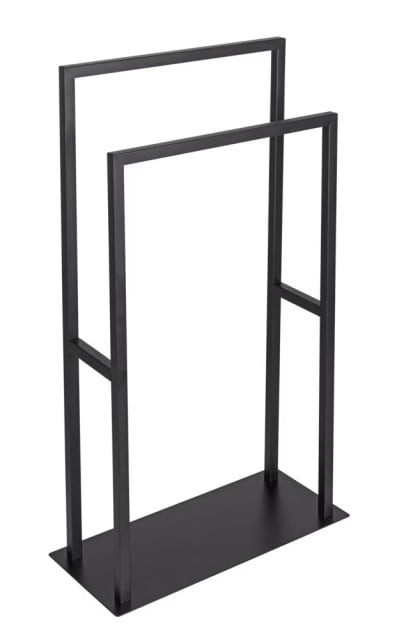 Suport prosoape negru din metal 20 cm Rivaltana Wenko