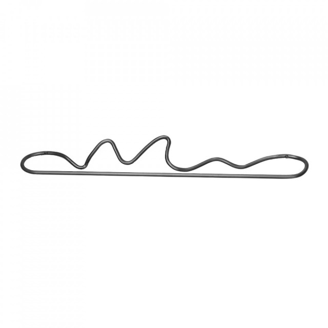 Suport prosoape negru din metal 65 cm Curvature Ferm Living