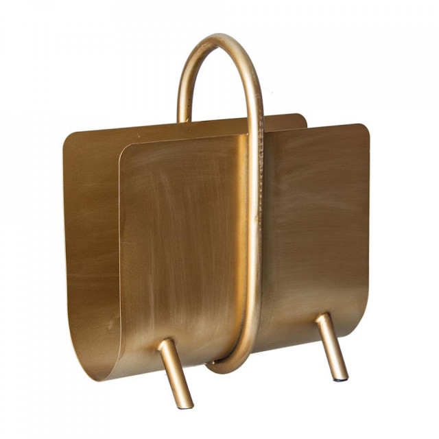 Suport reviste auriu din fier Weidner Vical Home