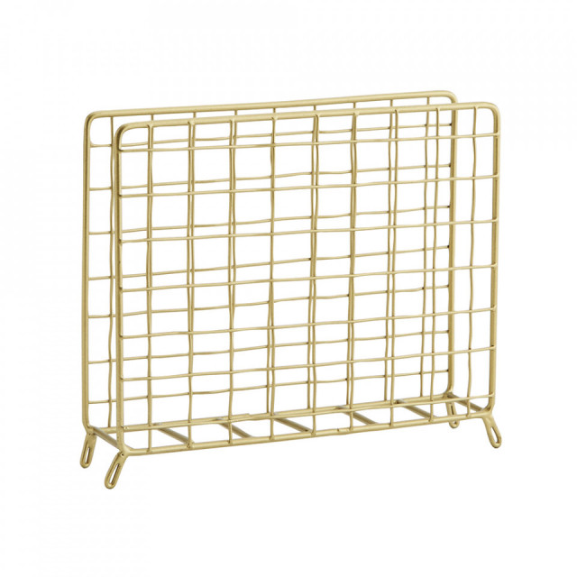 Suport servetele maro alama din metal Maller Madam Stoltz