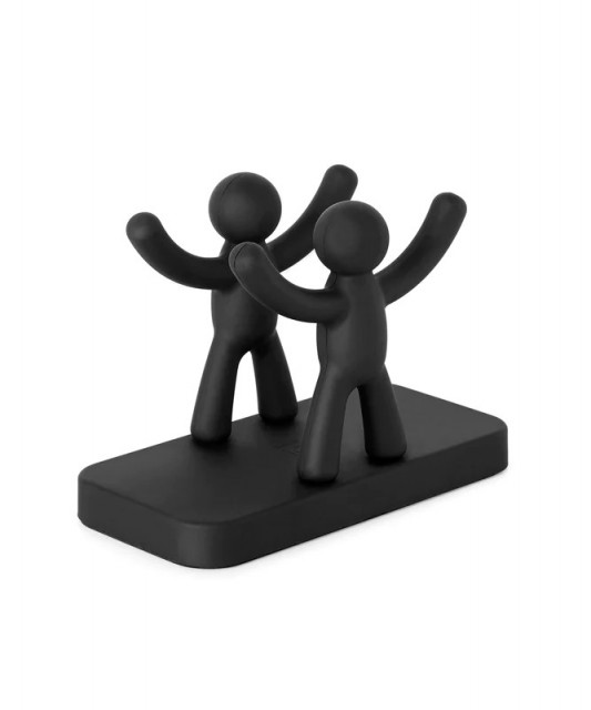 Suport servetele negru din plastic Buddy Umbra
