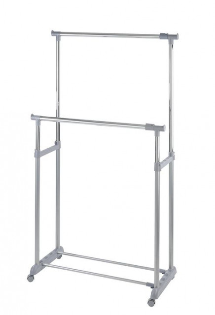 Suport umerase gri/argintiu din metal 168 cm Twin Bars Wenko