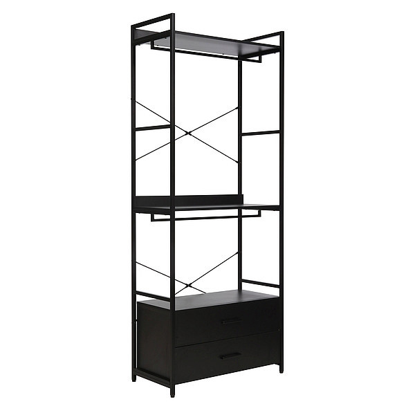 Suport umerase negru din metal Rin C The Home Collection