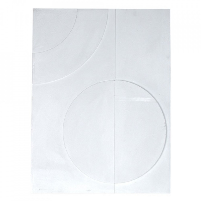 Tablou alb din fibre acrilice 60x80 cm Half The Home Collection