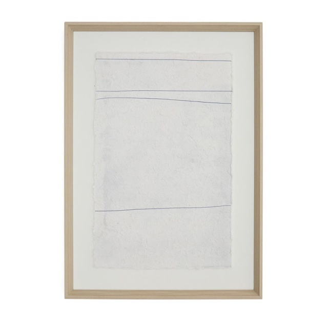 Tablou alb din fibre naturale 50x70 cm Durkan Kave Home