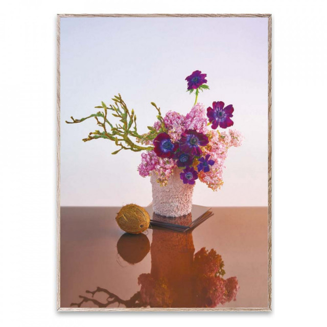 Tablou cu rama din lemn de stejar Bloom 01-Amber Paper Collective
