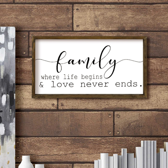 Tablou multicolor 25x50 cm Family The Home Collection
