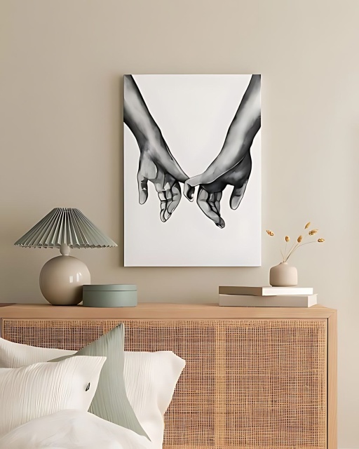 Tablou multicolor din fibre naturale 40x60 cm Artcanvas28 The Home Collection