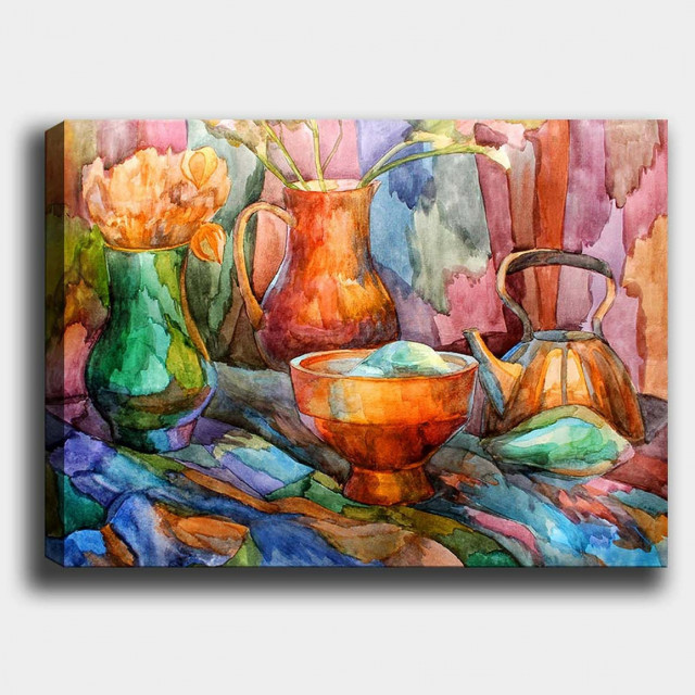 Tablou multicolor din fibre naturale 70x100 cm Vass The Home Collection