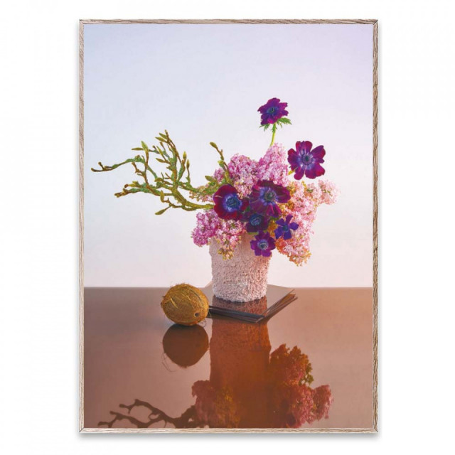 Tablou multicolor din lemn Bloom 01-Amber Paper Collective