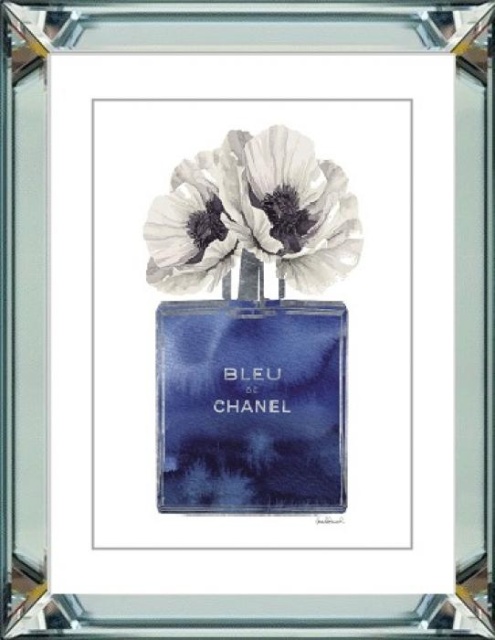 Tablou multicolor din sticla 50x60 cm Perfume Bleu C Ter Halle