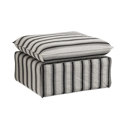 Taburet dreptunghiular multicolor din bumbac 65x72 cm Nomad Rocco HKliving