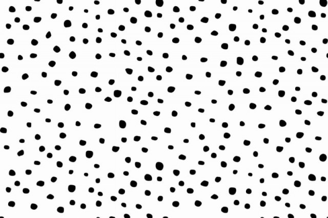 Tapet alb/negru din hartie cu fibre de nailon Rebel Dot Rebel Walls