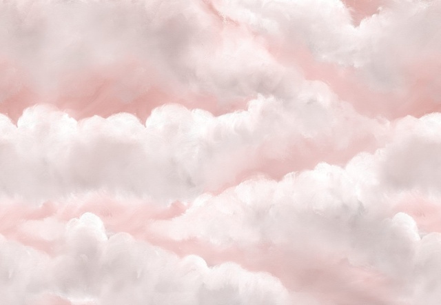 Tapet roz din hartie Storm Clouds Rebel Walls