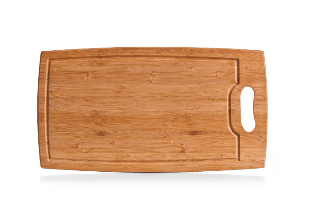 Tocator dreptunghiular maro din lemn 25x45 cm Natural Bamboo Board Zeller