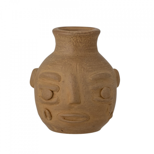 Vaza decorativa maro din ceramica 8 cm Dede Bloomingville