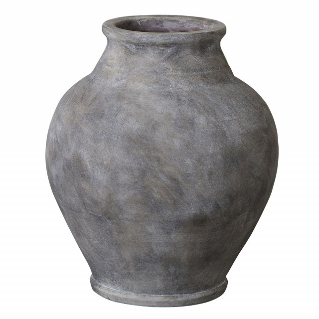 Vaza gri din ceramica 33 cm Anna Lene Bjerre