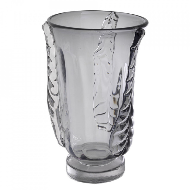 Vaza gri din sticla 42 cm Sergio Eichholtz