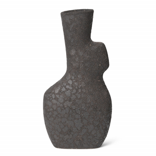 Vaza gri inchis din ceramica 36 cm Yara Ferm Living
