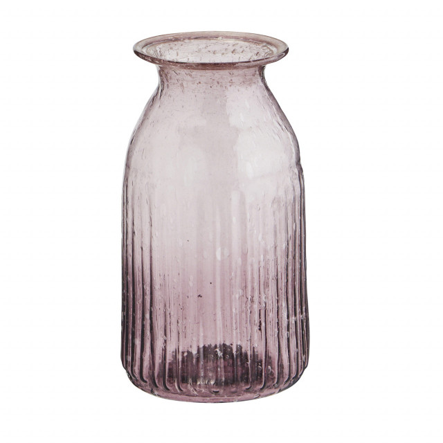 Vaza mov din sticla 13 cm Sore Madam Stoltz