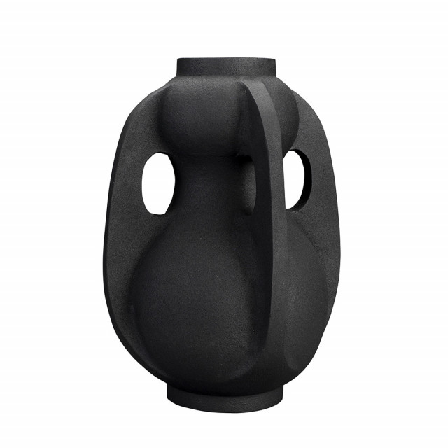 Vaza neagra din metal 38 cm Thiago Dutchbone