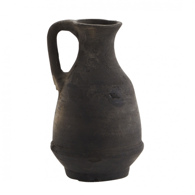 Vaza neagra din teracota 17 cm Lisa Madam Stoltz