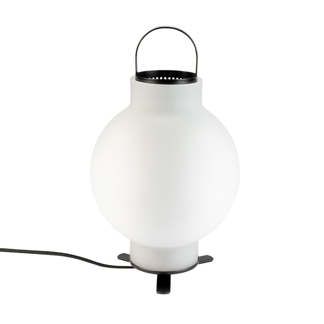Veioza alba din metal 37 cm Nomad Zuiver