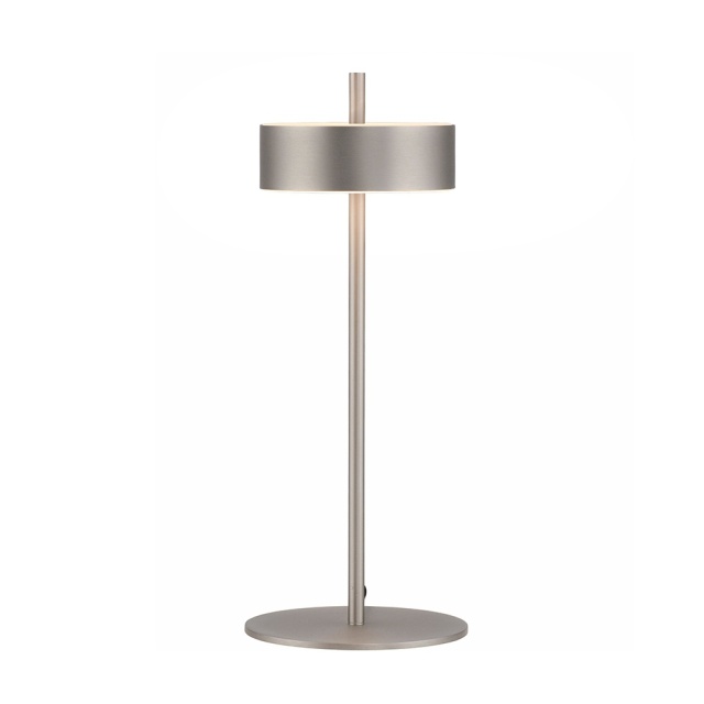 Veioza argintie din metal 40 cm Rotate Zuma Line