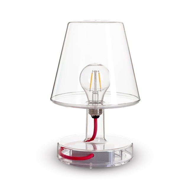 Veioza dimabila transparenta din fibre sintetice 51 cm Trans-parents Fatboy