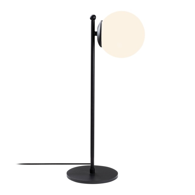 Veioza neagra/alba din metal 56 cm Faze The Home Collection