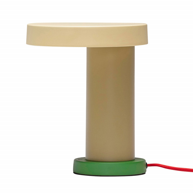 Veioza verde oliv din metal 25 cm Magic Hubsch