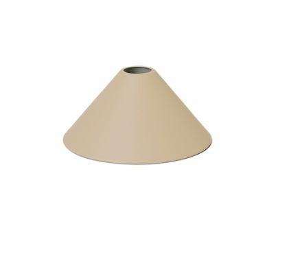 Abajur crem din metal Cone Ferm Living