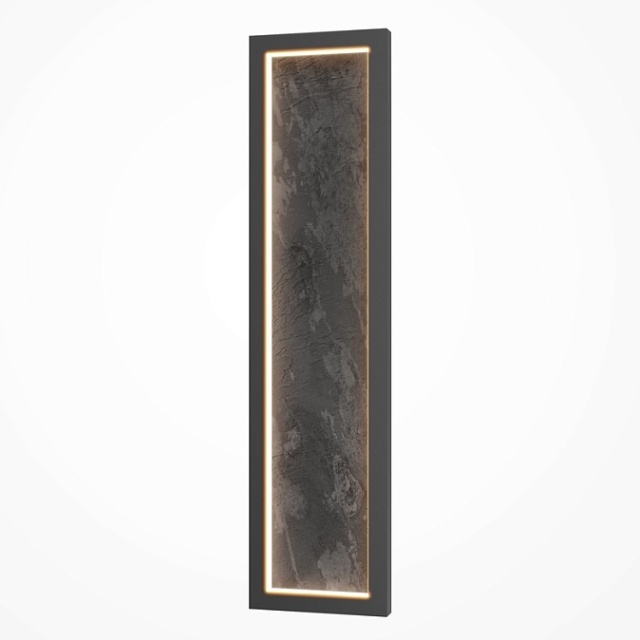 Aplica neagra din metal cu LED Orign Maytoni