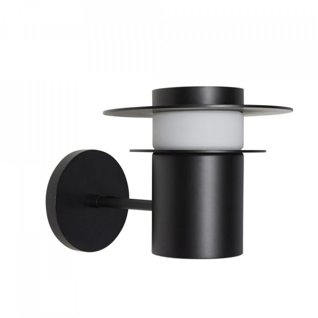 Aplica pentru exterior neagra din metal Suburb Hubsch