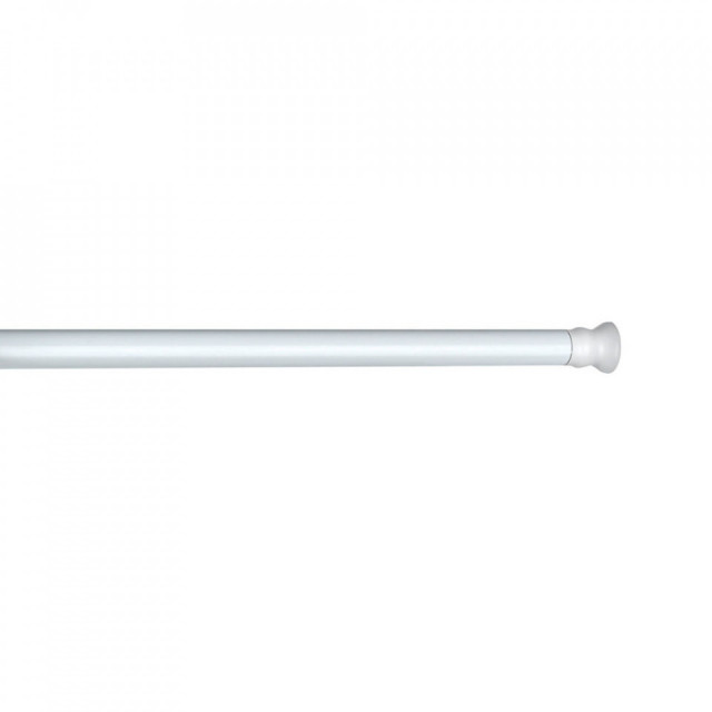 Bara telescopica pentru perdea dus alba din aluminiu si cauciuc 185 cm Rod Maxi One Wenko
