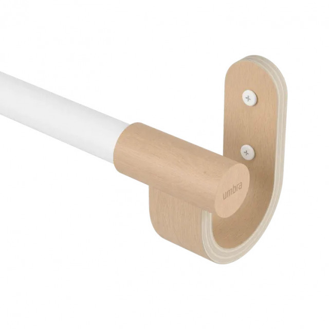 Bara telescopica pentru perdea alba din metal107 cm Bellwood Umbra
