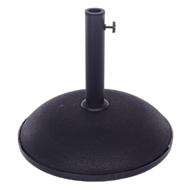 Baza pentru umbrela soare neagra din beton Barry Round L Bizzotto