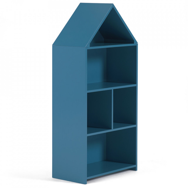 Biblioteca albastra din lemn 105 cm Celeste Kave Home
