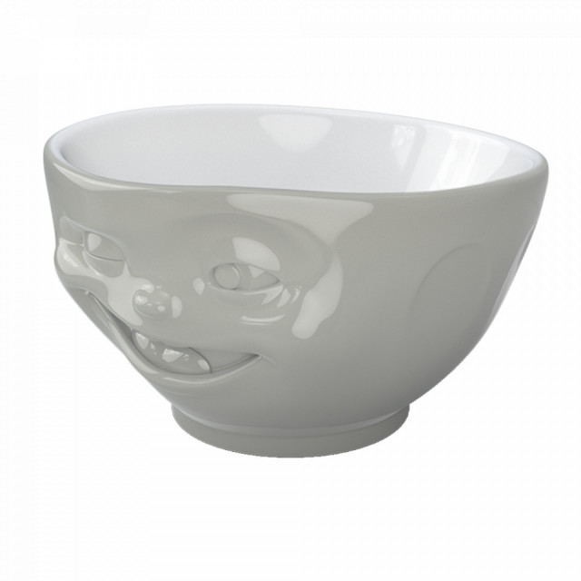 Bol gri/alb din ceramica 500 ml Winking Tassen