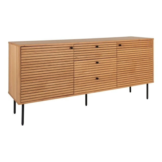 Bufet inferior maro din metal 150 cm Kyoto House Nordic