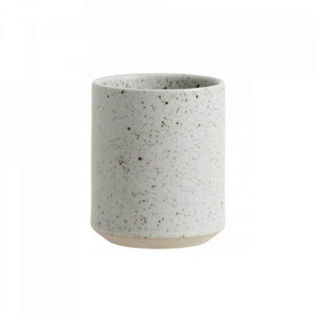 Cana bej nisipiu din ceramica 8x10 cm Grainy Coffee Nordal