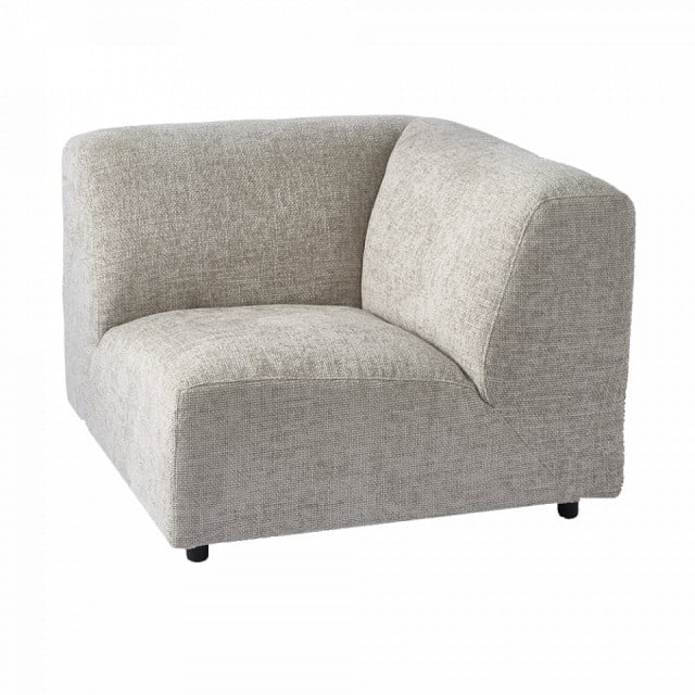 Canapea cu colt modulara ocru din textil 99 cm Fabric Pols Potten