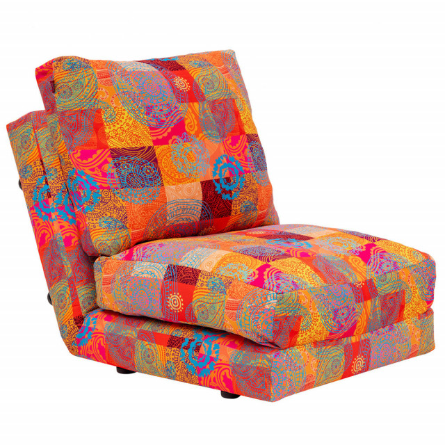 Canapea extensibila multicolora din textil pentru 1 persoana Taida The Home Collection