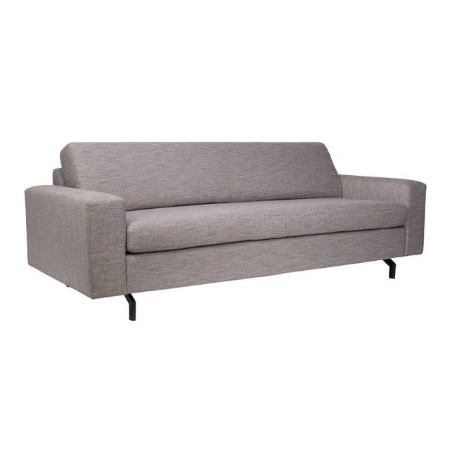 Canapea gri din textil pentru 2,5 persoane Jean Zuiver