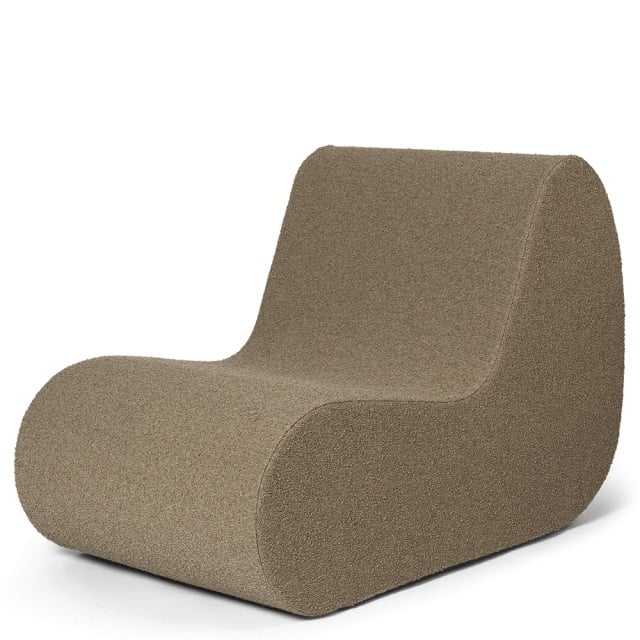Canapea modulara bej din textil 67 cm Rouli Center Ferm Living