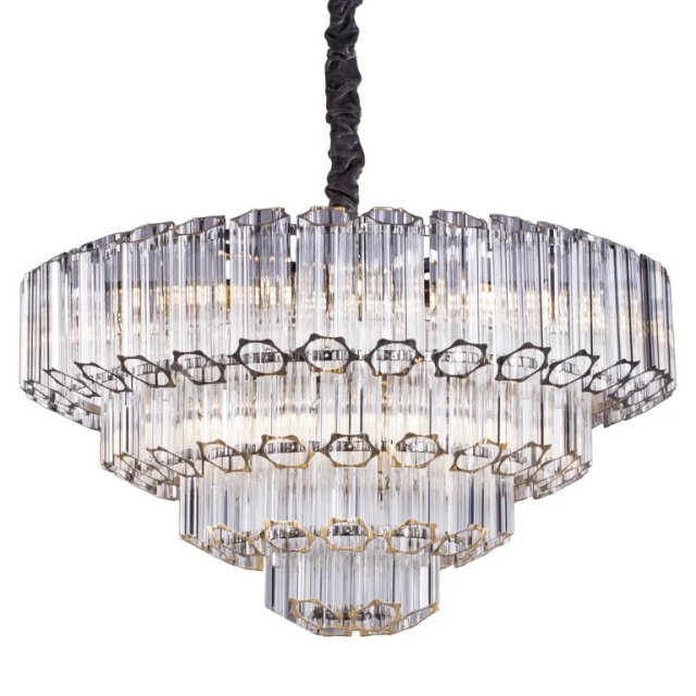 Candelabru multicolor din metal cu 9 becuri Bece Richmond Interiors