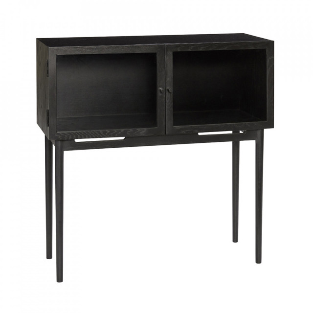Consola neagra din lemn 90 cm Museum Hubsch