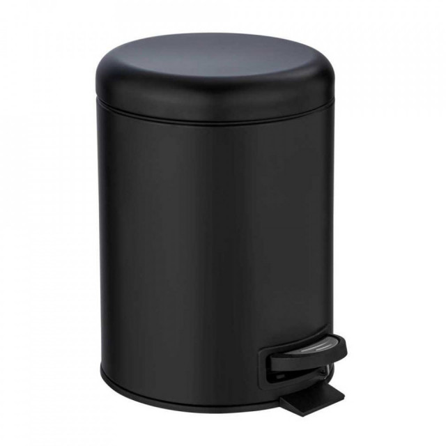 Cos de gunoi negru din metal 5 L Leman Wenko